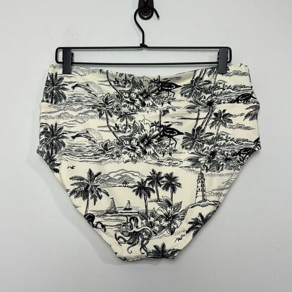 Lands End Pinchless High Waisted Bikini Bottoms 16 NWT - Picture 4 of 7